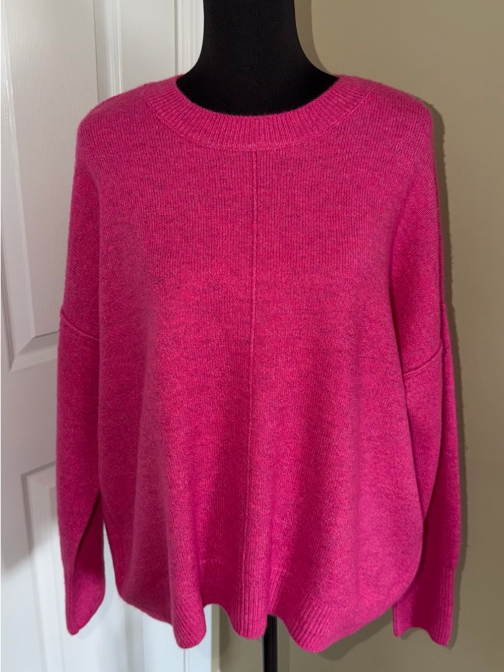 Vince Camuto Hot Pink Crewneck Sweater